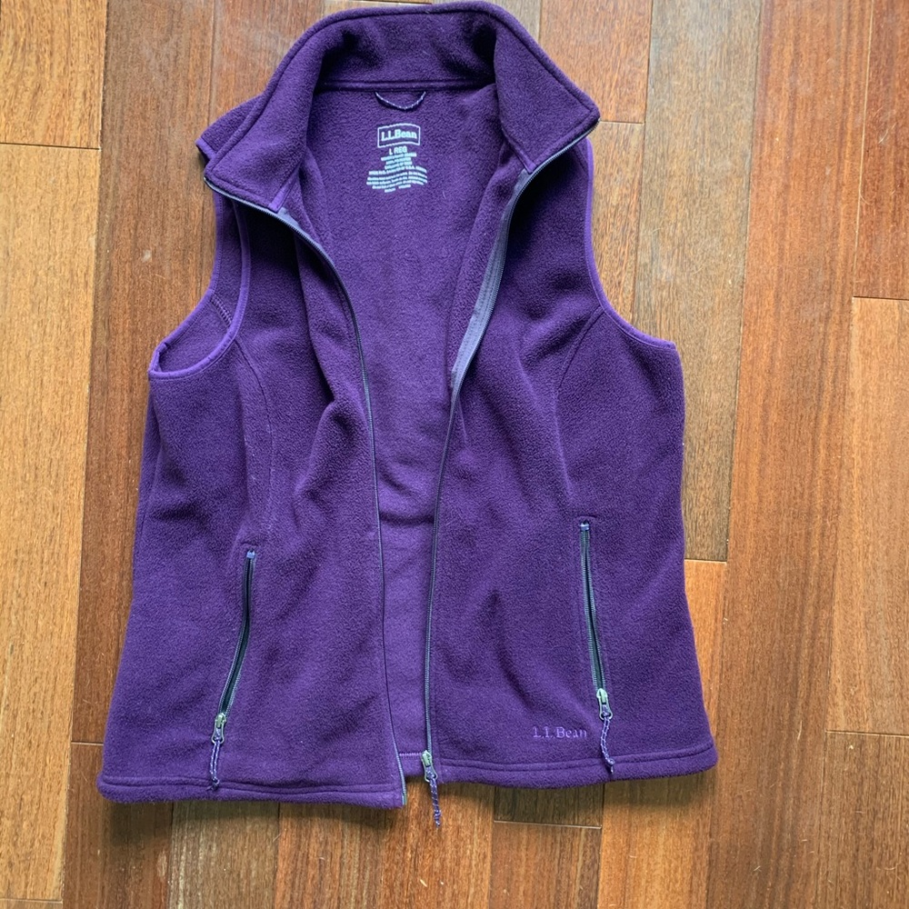 LL bean fleece vest